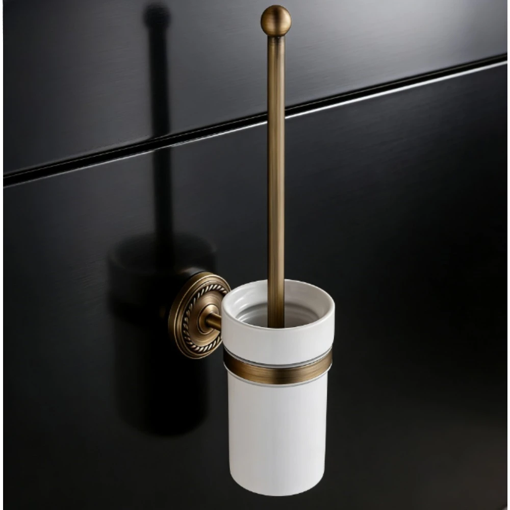 

Набор бытовых держателей для туалетной щетки, настенный, простой в установке, модные аксессуары для ванной комнаты