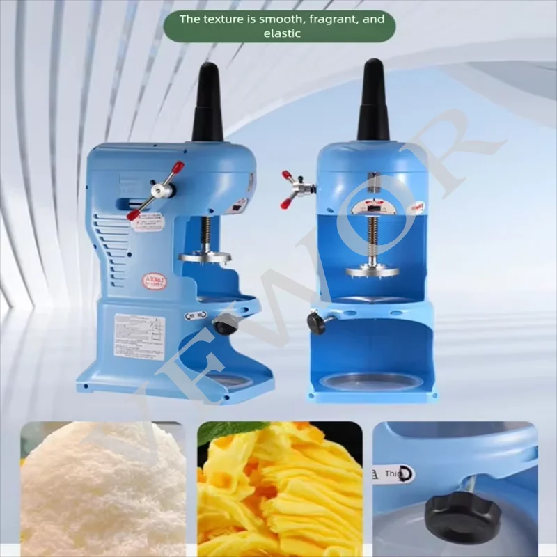 Hot Sale Commercial Continuous Ice Machine Countertop Snow Ice Crusher Homemade Ice Shaver Machine
