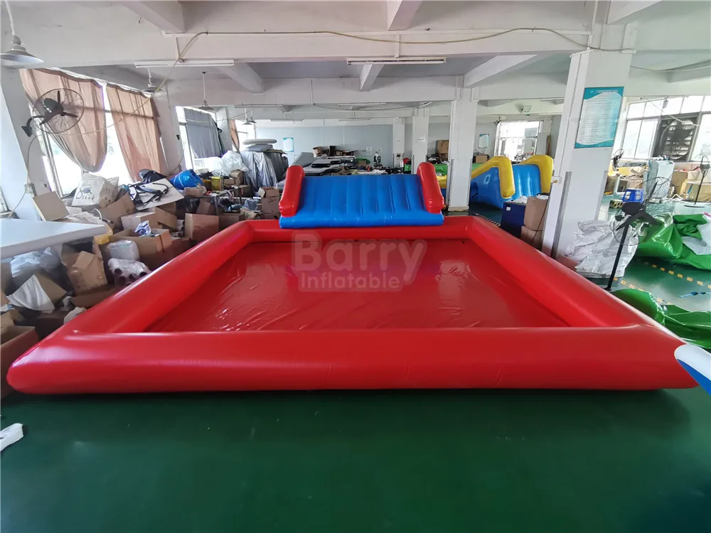 PVC Swimming Pool Inflatable Water Slide With Pool For Kid's
