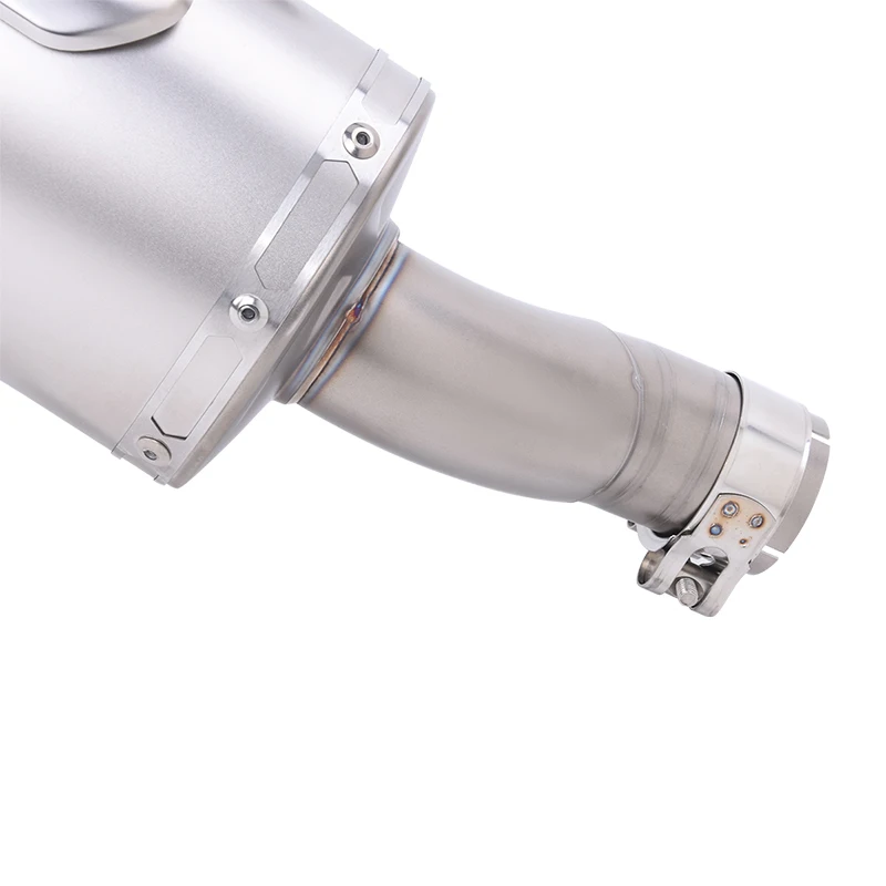 Slip On For TEIUMPH SPEED 400 SCRAMBLER 400X 2023 2024 2025 2026 Motorcycle Exhaust System Escape Mid Link Pipe With Muffler 4