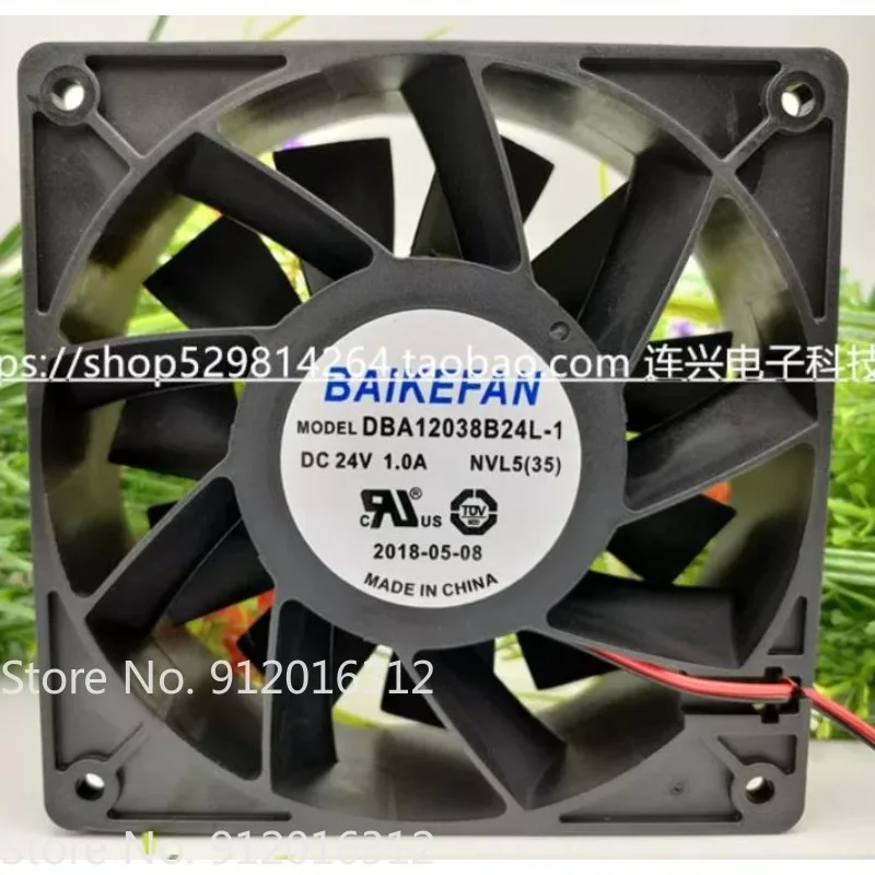 

NEW Cooling Fan BAIKE DBA12038B24L-1 24V 1.00A 12CM 12038 120 * 120 * 38MM