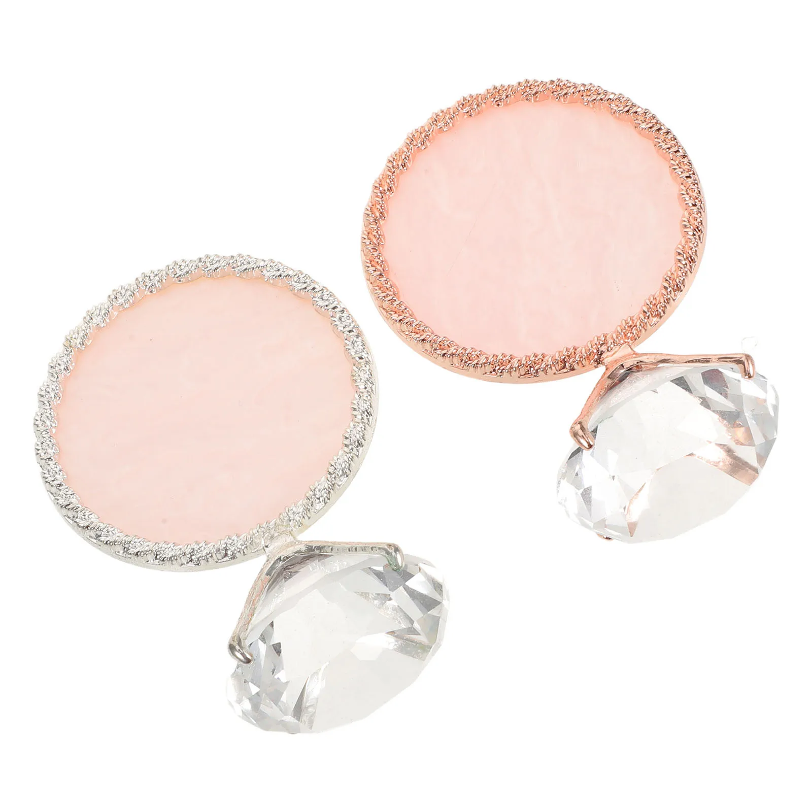 

2Pcs Nail Art Display Stand Elegant Base Stable Manicure Display Rack for Salon False Nail Tips Organizer Showcase Plate