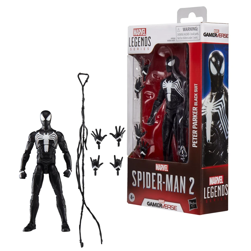 hasbro-marvel-legends-series-gamerverse-peter-parker-black-suit-spider-man-2-collectible-6-inch-action-figure-g0834
