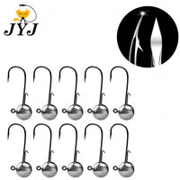 JYJ 1g 3g -20g Fishing rig jig head hook , For Soft Worm Lure Bass Fish Pesca Rockfish Pike Trout Accessories