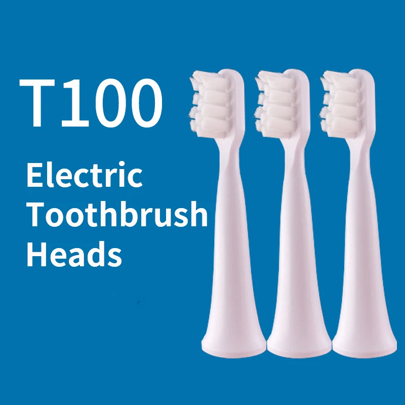 4/8 Pcs Replacement Brush Heads Soft Dupont Bristle Brush Refills Suitable for xiaomi Mijia T100/MES603 Electric Toothbrush