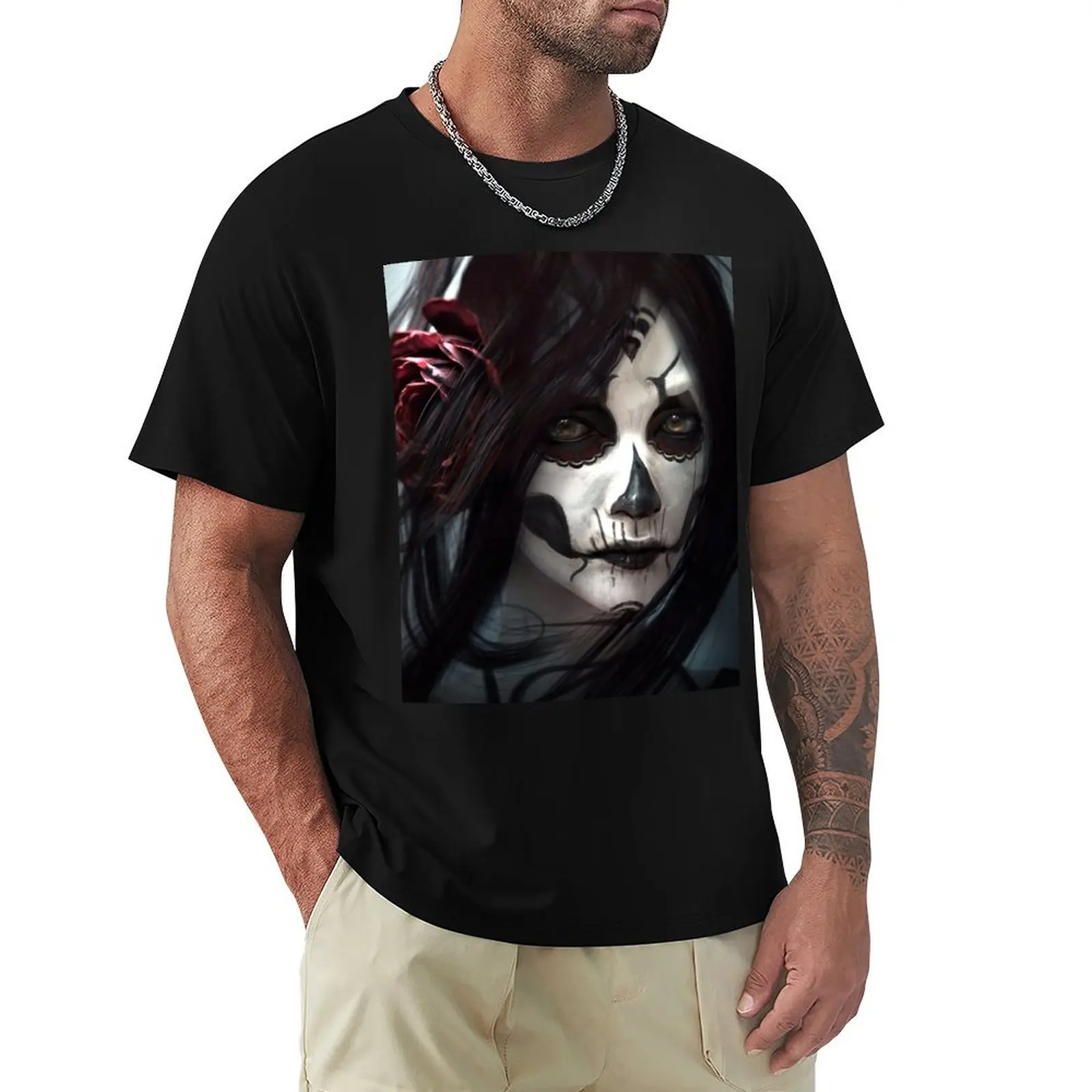 

LADY DEATH T-Shirt Gym Exercise Short Sleeve T-Shirt