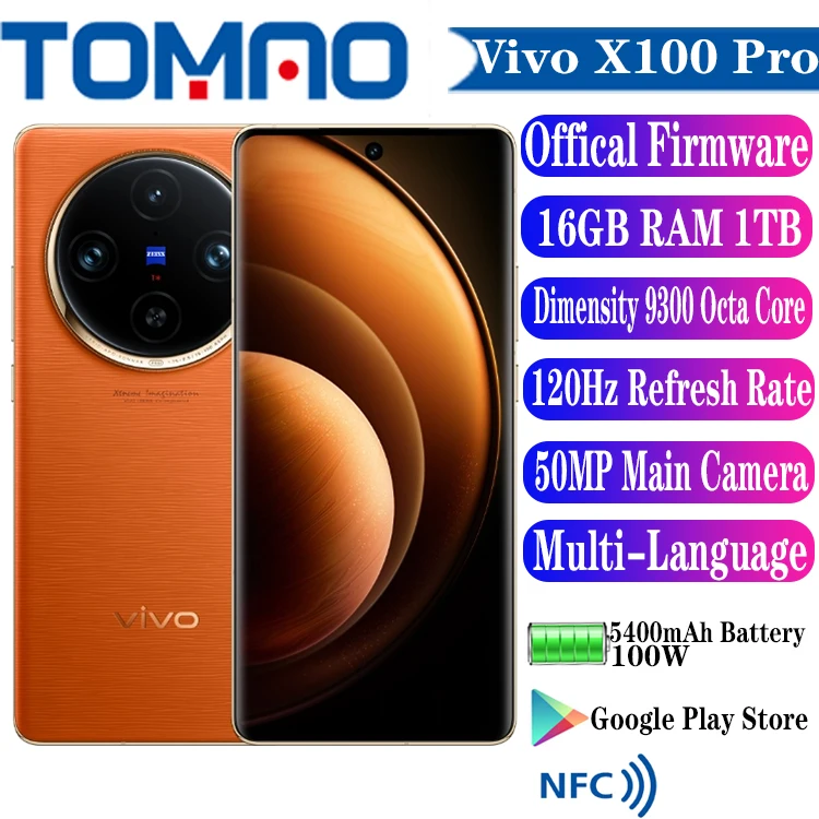 Original Vivo X100 Pro 5G Cell phone 6.78