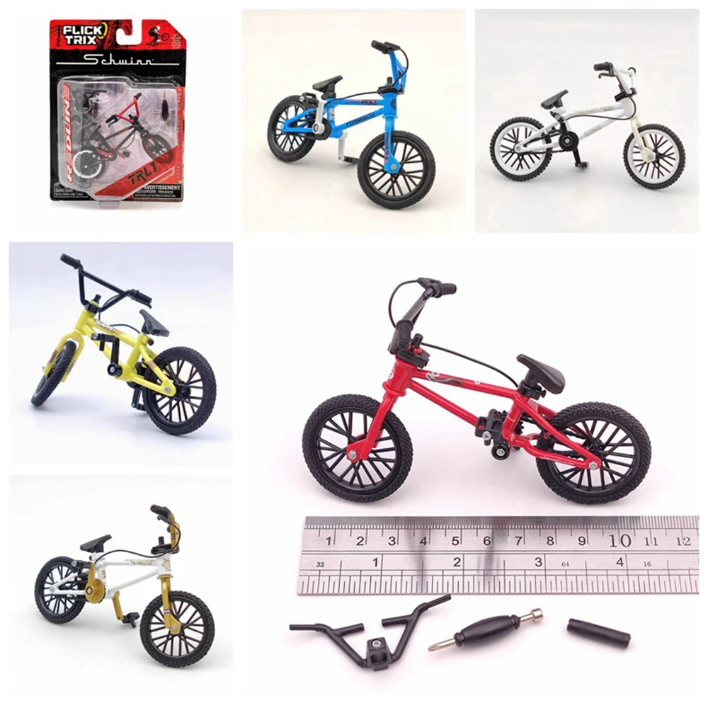 FLICK TRIX Thu Nhỏ BMX Ngón Tay Xe Đạp Cao Cấp DeathTrap Xe Đạp Đồ Chơi Diecast Tặng