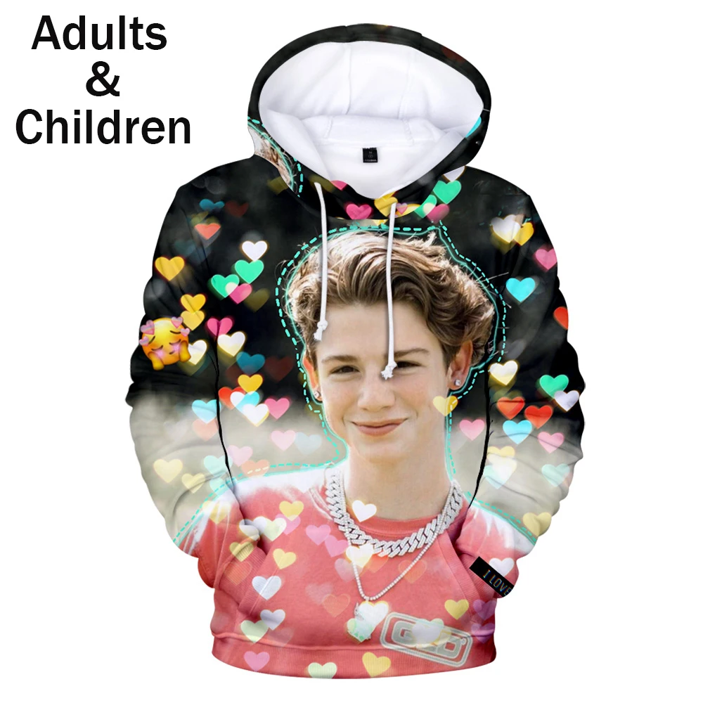 Sudaderas con capucha con estampado 3D de Hip Hop populares y cómodas de Payton Moormeier, sudaderas para hombres/mujeres, sudaderas informales para adultos/niños