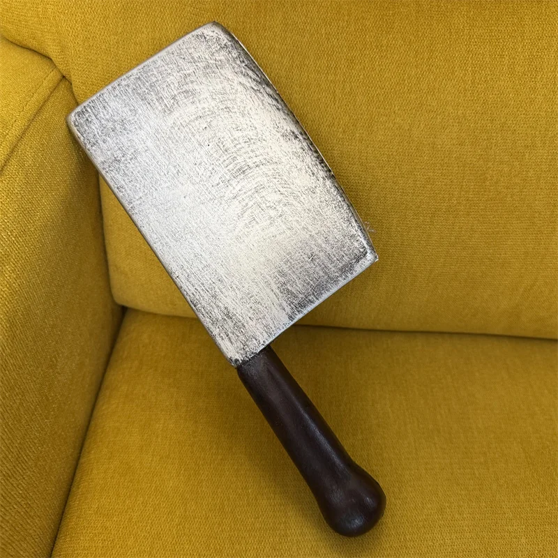 Puntelli spaventosi di Halloween Cosplay Coltello da cucina Armi 1:1 Gioco di ruolo Regalo Sicurezza Gomma PU Regali educativi