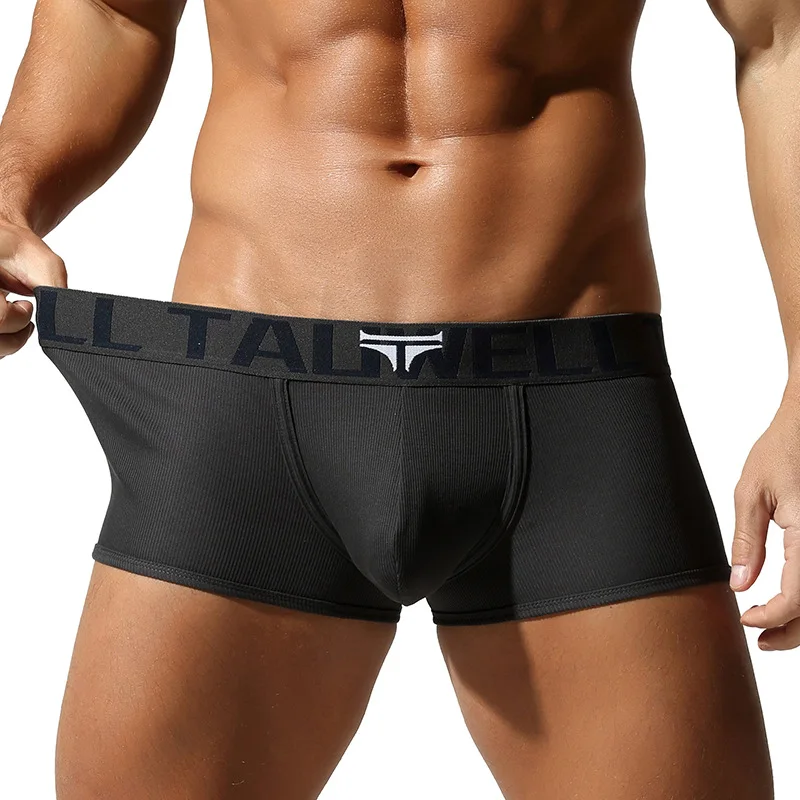 Mens Boxer Shorts Breathable Seamless Elastic Underwear Penis Pouch Sissy Underpants Trunks Boxershorts Cuecas Panties Briefs