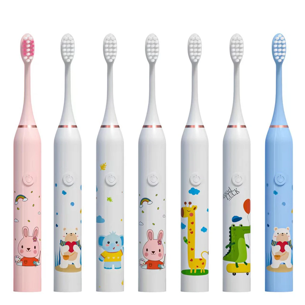 2023 Child Sonic Electric Toothbrush Electric Usb Cartoon Toothbrush for kids Replace Toothbrush kids toothbrush Electric