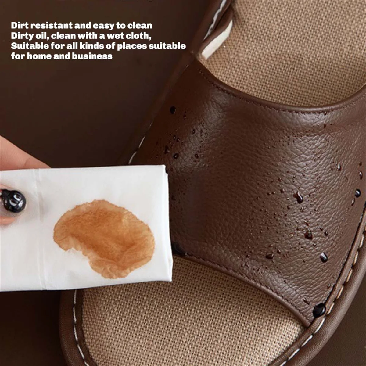 

【Найвичайшая цена!】 1 пара мягких тапочек, летние тапочки, тихие льняные нескользящие тапочки для путешествий в помещении или на открытом воздухе, 25 ярдов