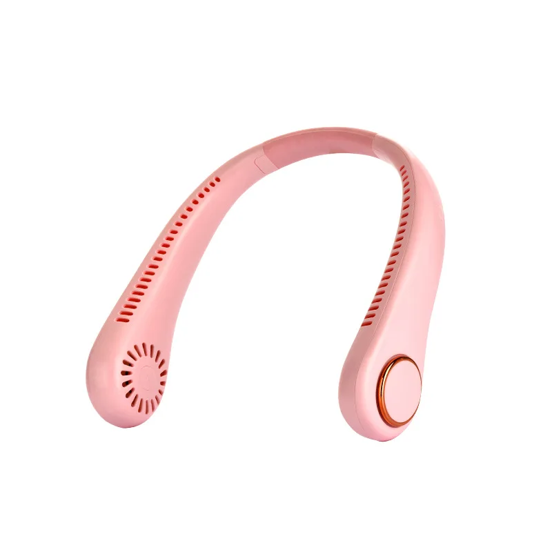 Ventilatore silenzioso portatile Ventilatore senza palette ricaricabile USB esterno MINI Cintura elettrica silenziosa per il collo Indossabile Raffreddamento rapido per dissipare il calore