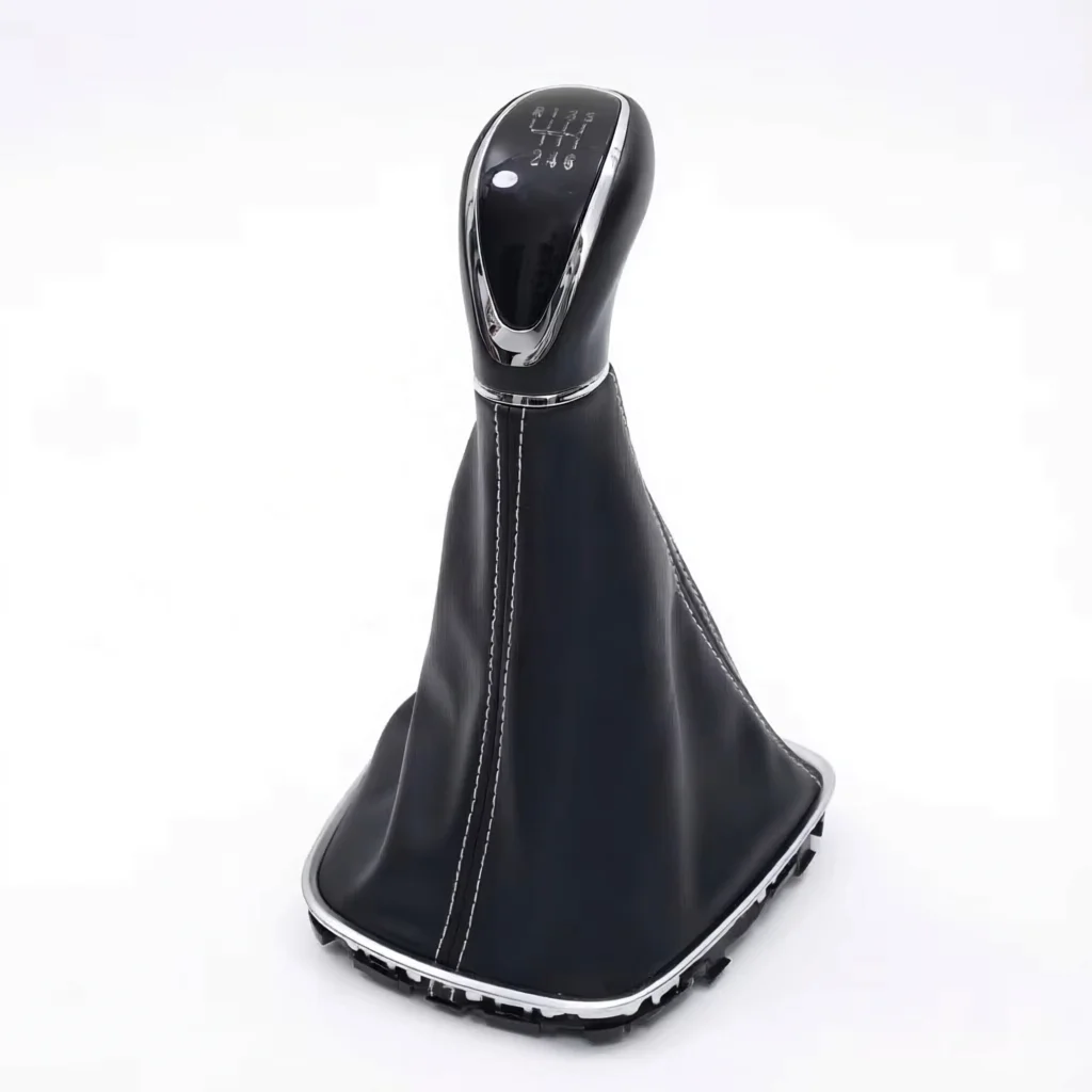 6 Speed Manual Car Shift Gear Knob Leather Boot For Opel Astra K Mk7 2017+ Astra J Buick Verano 2016-2019