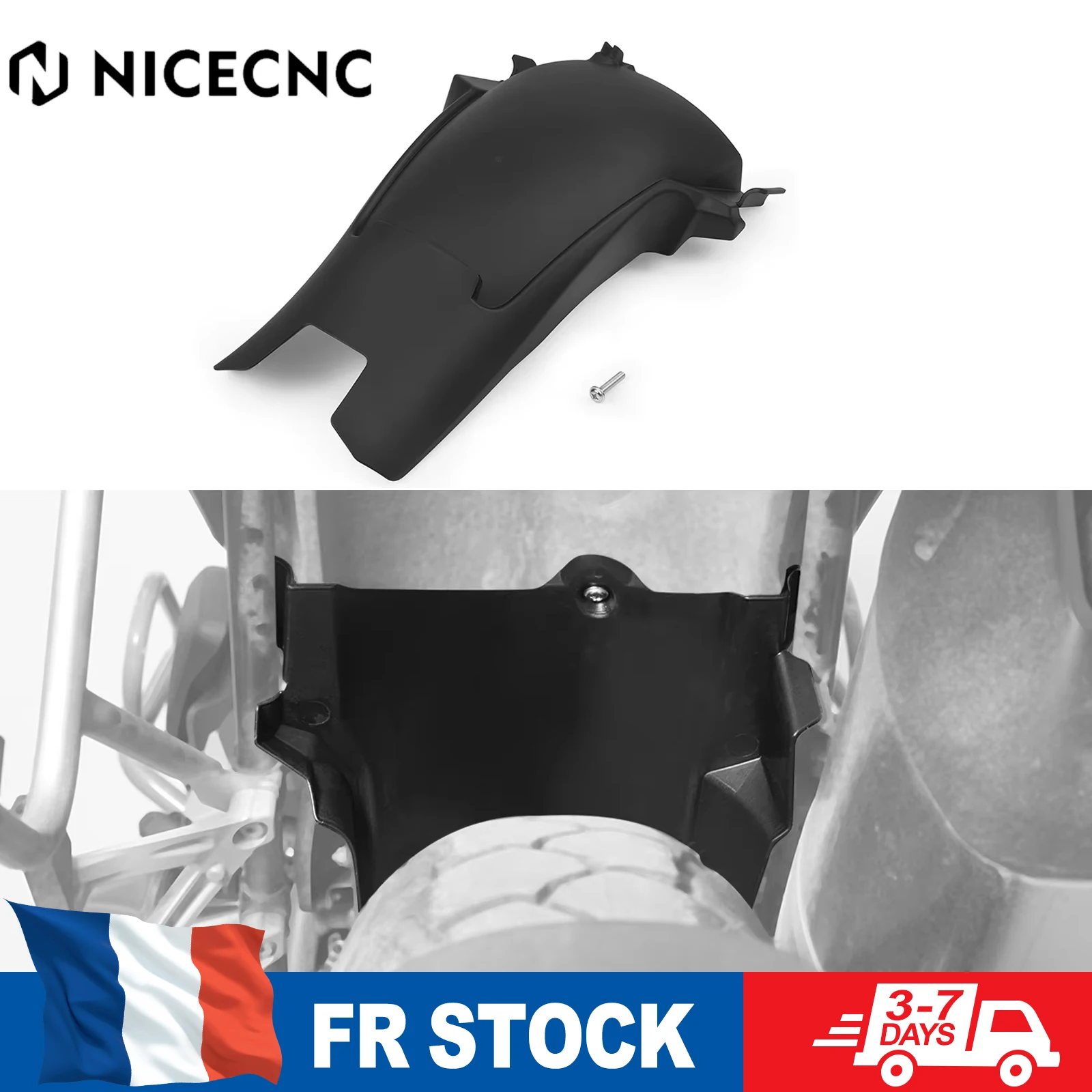 Garde-boue arrière pour BMW R1250GS 2018-2023, protection contre la boue, R 1250 GS R1250GS 2018 2019 2020 2021 2022 2023