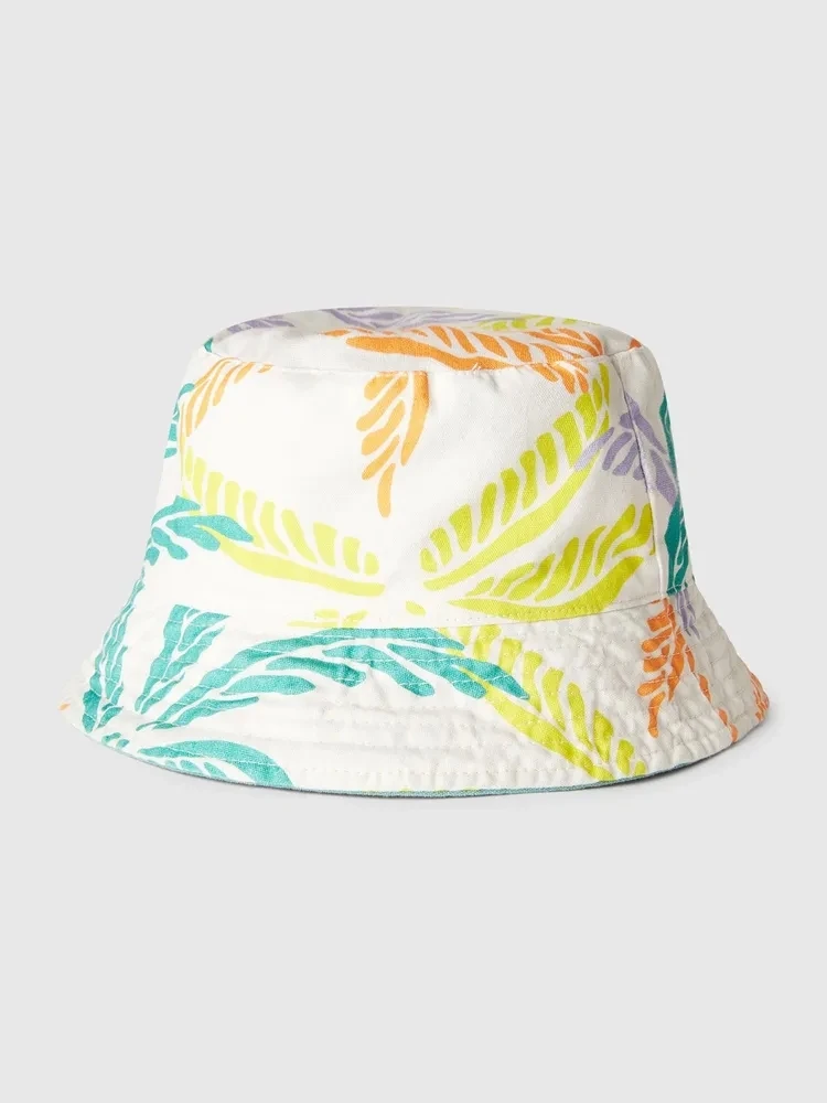 

Benetton double sided Bucket hats leisure design print and embroidery