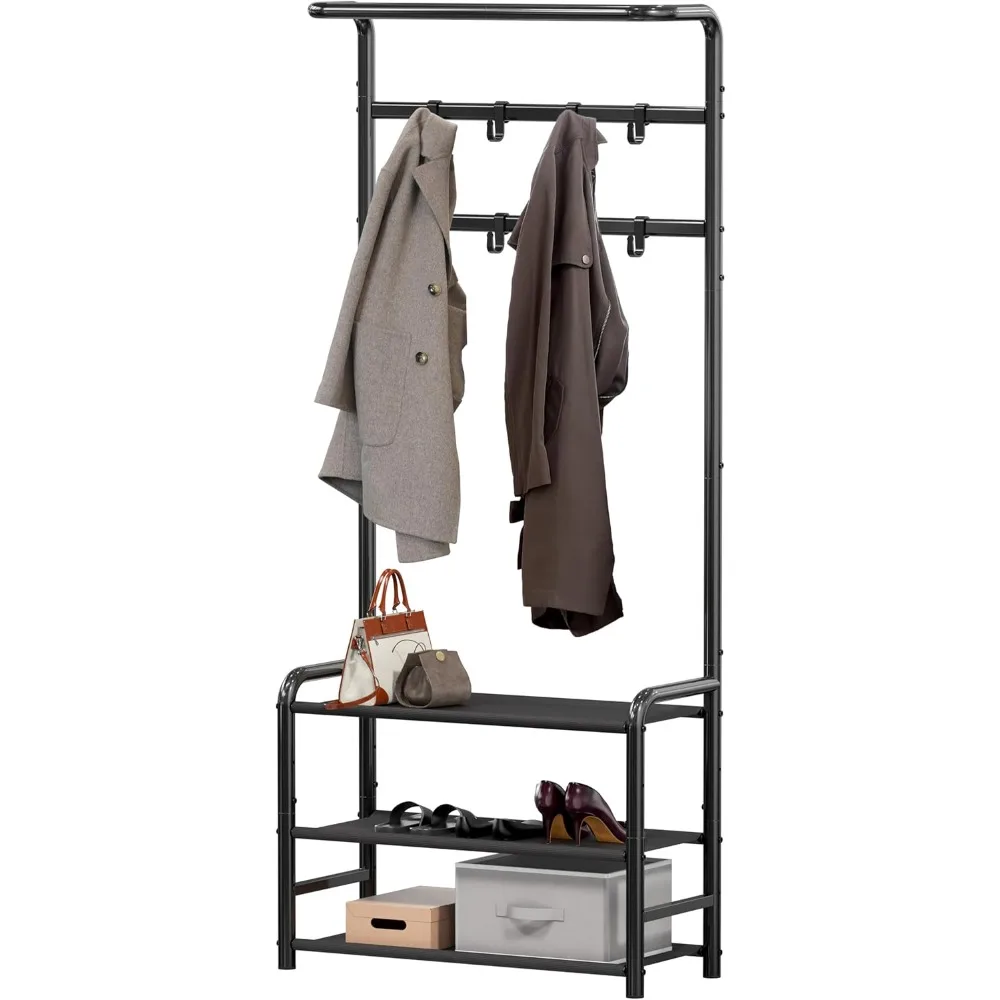 Coat Rack with Storage Shelf