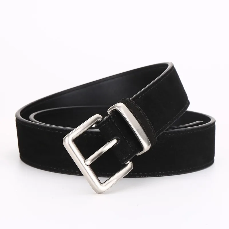 アンチベルベットフロスト牛革レディースベルト牛革スーツコートと合わせて使える多用途装飾レディースハイエンドベルト