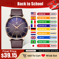 2025 New PAGANI DESIGN Men's Watches Fashion Sports Gold Watch For Men Automatic Mechanical Wristwatches Men Waterproof Leather