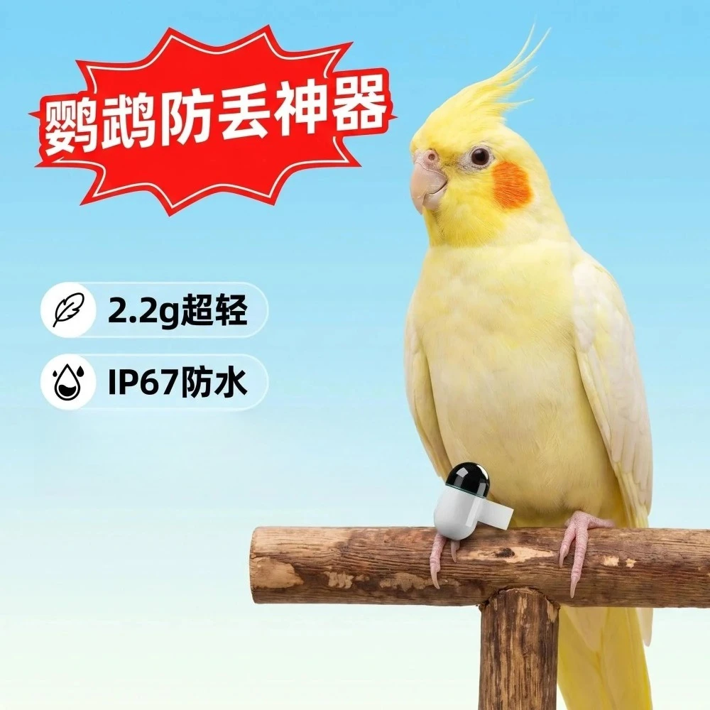 Ultra-light miniature bird locator, For Racing Carrier Pigeon Small Pet Cockatiel Outdoor Anti-Lost Training Accessories