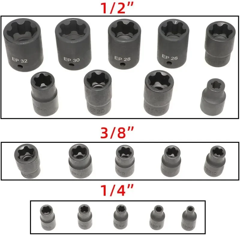 Battery Pack Screw Removal Tool Multifarious Six-wrench Special Screws Wide Edge E-type 6-angle Sleeve EP