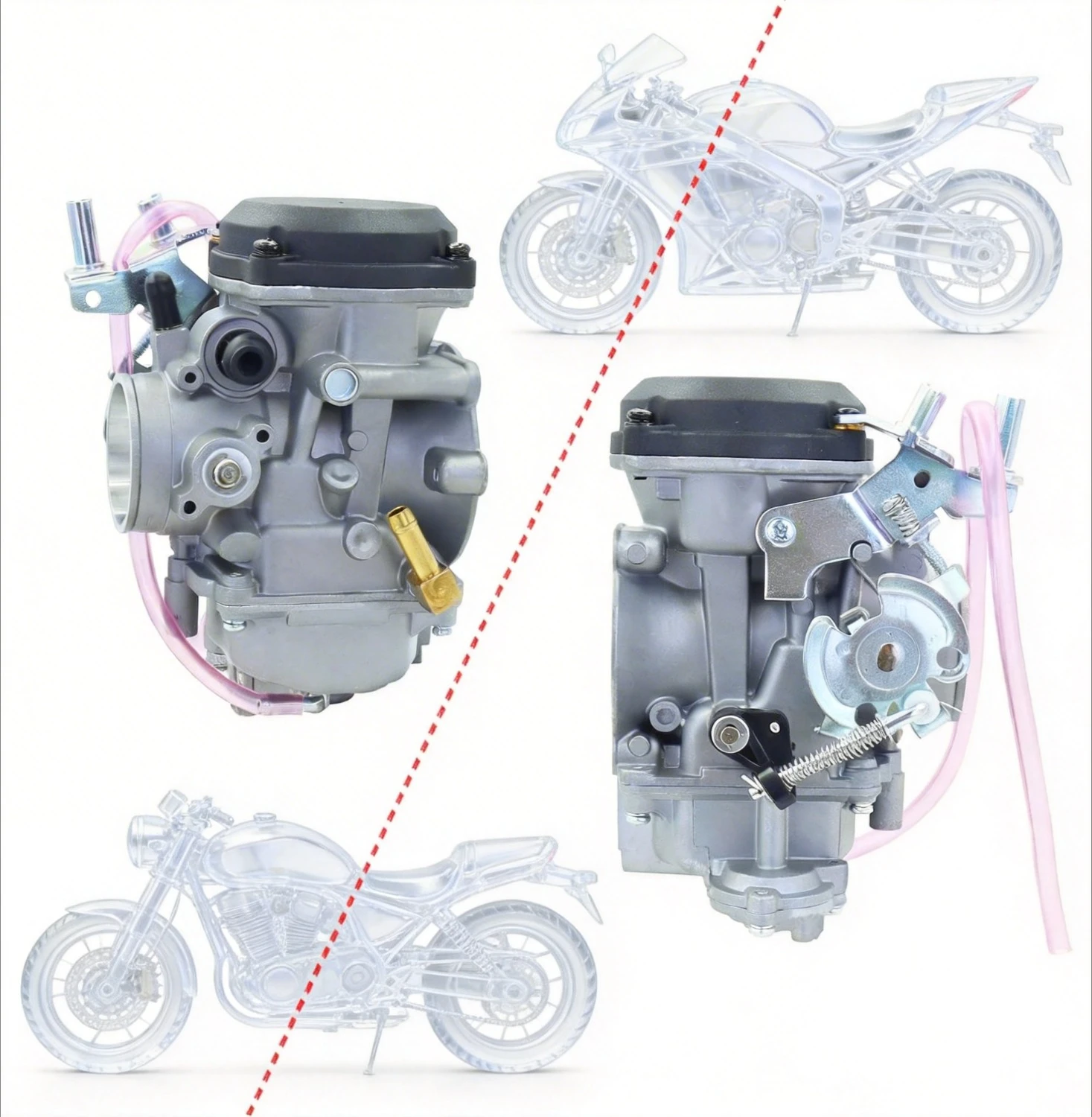 CV40 Carburetor Replaces for Harley-Davidsone 27421-99 27490-04 Fits for Sportster XLH1200 XLH883 Dyna