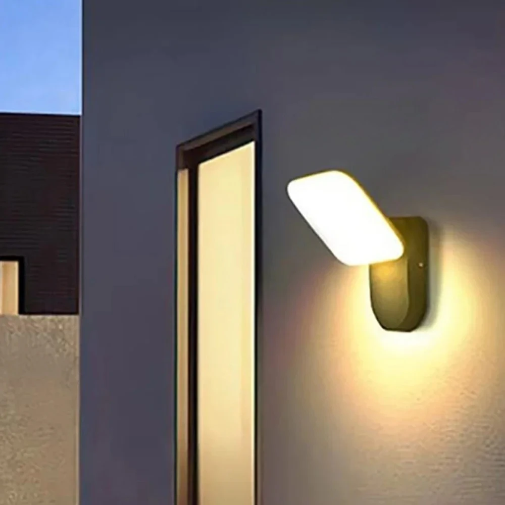 LED Wall Light Outdoor Waterproof Led Light Garden Porch Light  Bedroom Outside Simple Wall Super Bright Aisle Light