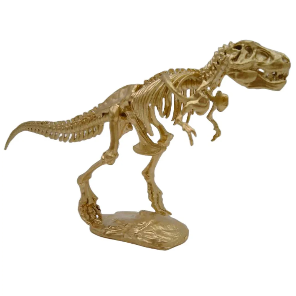 

Dinosaur Alloy Sculpture Home Decoration Abstract Retro Vintage Tabletop Statue Shelf Decor for Living Room Office