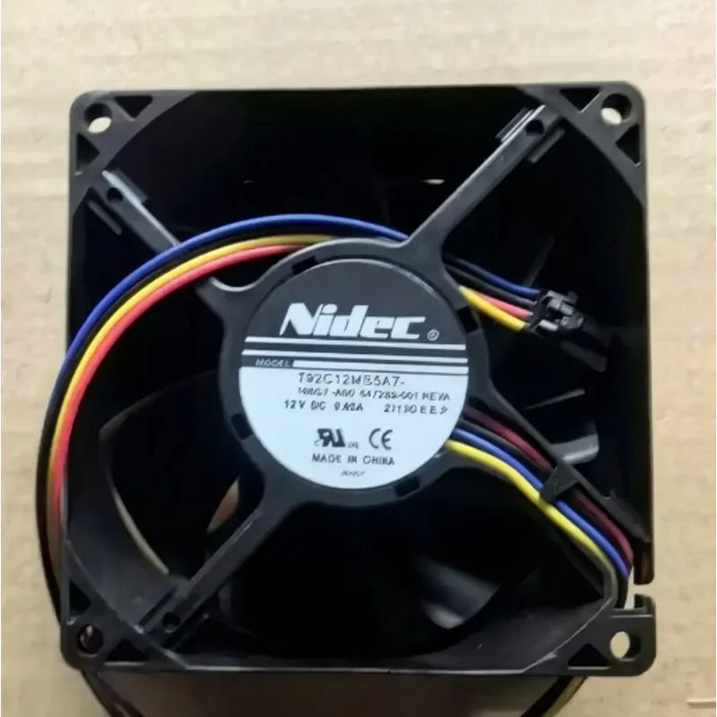 Original NIDEC T92C12MS5A7-166G7-A00 12V 0.65A 4-Wire Server Cooling Fan for Servers and Data Centers