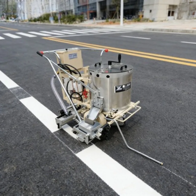 Cold Spray Marking Machine Hand Push Type for Road and Parking Lot Line Painting