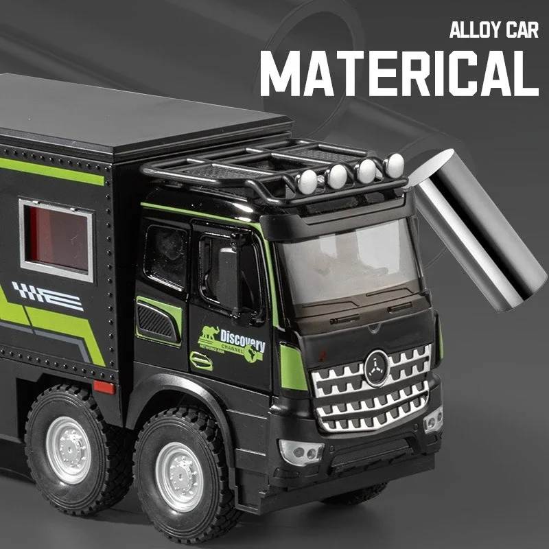 1/18 alliage NOMADIX RV modèle retirer son et lumière jouet voiture Simulation Camping véhicule enfants garçon cadeau Collection Miniature