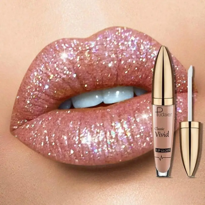 1 قطعة من أجهزة الكمبيوتر براقة السائل أحمر الشفاه المعدنية المتلمعة لامعة الصبغة مقاومة للماء لمعان الشفاه مستحضرات التجميل #6