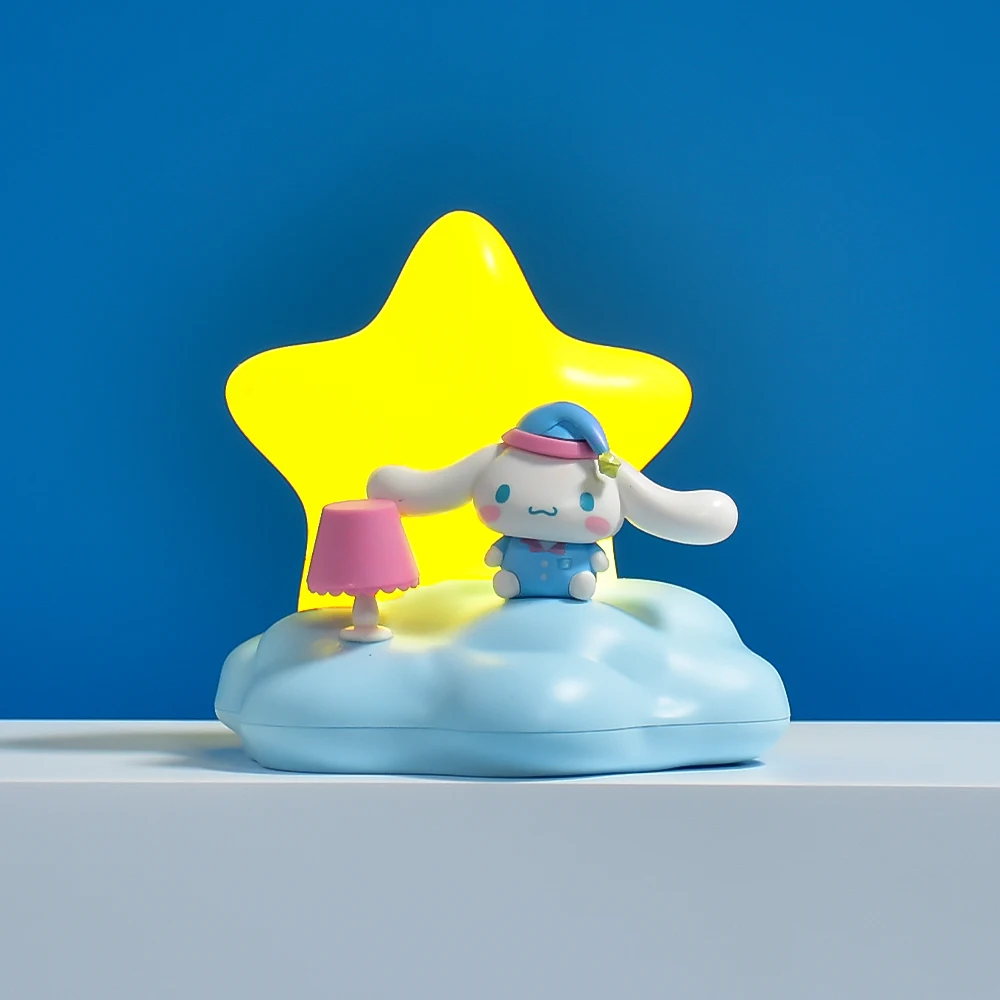 

Sanrio Characters Hello Kitty My Melody Cinnamoroll Night Light Lamp, Silicon Soft Flexible 3 Modes Touch Control Bedroom