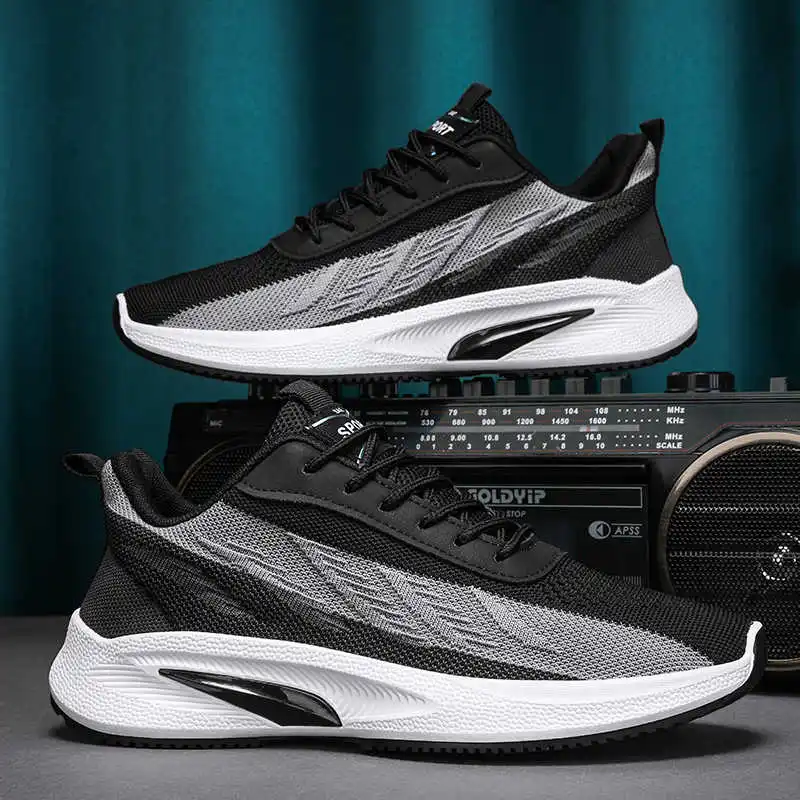 High Sole With Holes Mokassin Man Casual Shoes For Men Black Sneakers For Men 36 Size Sport Retro Dropshiping Super Offers
