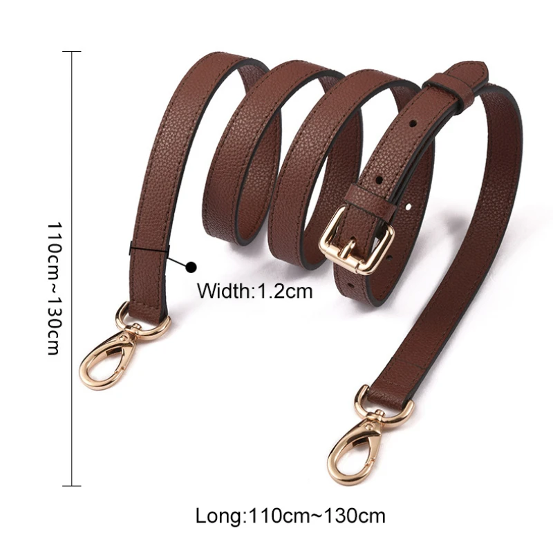 PU Leather Replacement Belt Crossbody Strap Purse Handles 110CM-140CM Luxury Adjustable Shoulder Strap Women Bag Accessorie