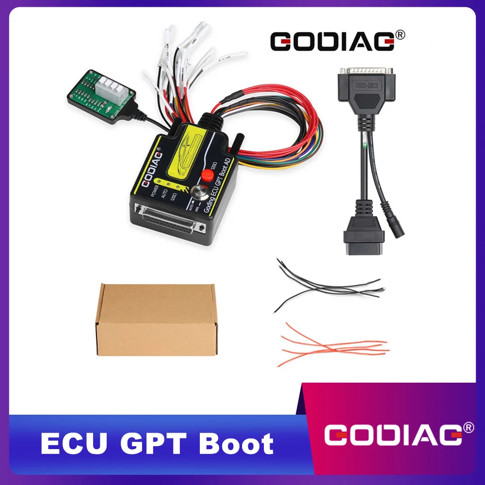 

GODIAG ECU GPT Boot AD Connector for ECU Reading Writing No Need Disassembly Compatible with J2534/ Openport/ PCMFlash/ FoxFlash