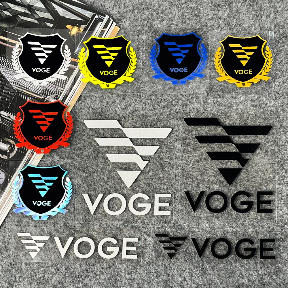 Suitable for VOGE motorcycles 250rr 300R 300AC 300RR reflective logo sticker Locomotive front windshield sticker