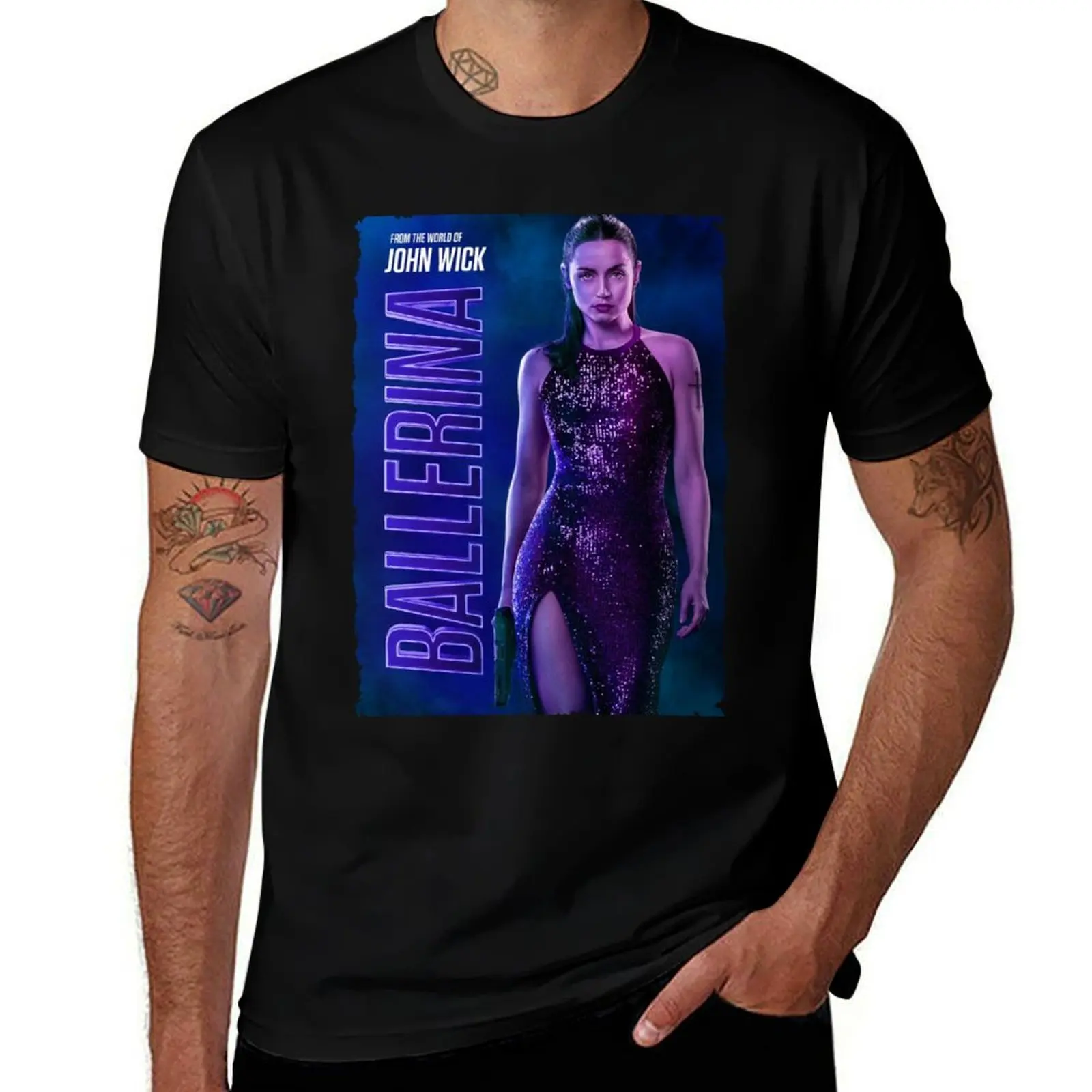Camiseta Ballerina, Camiseta Deportiva de Verano de Secado Rápido