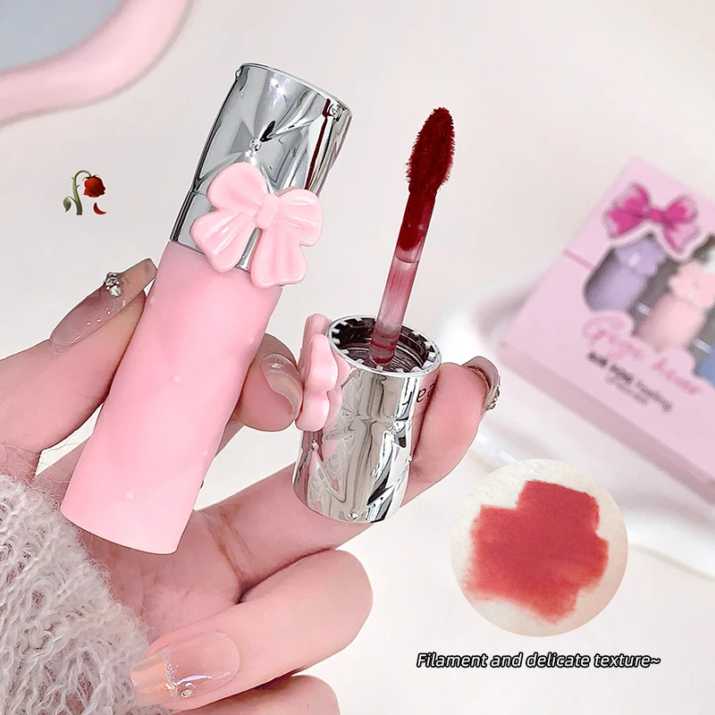 Gege bear Air Lip Gloss Set Mat Hydratant Non séchant Lip Mud