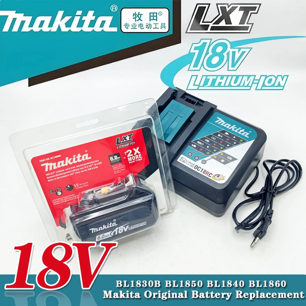 

Makita rechargeable lithium battery 18V Makita battery riginal genuine Makita 6Ah BL1860 BL1850B BL1850 BL1840 BL1830B
