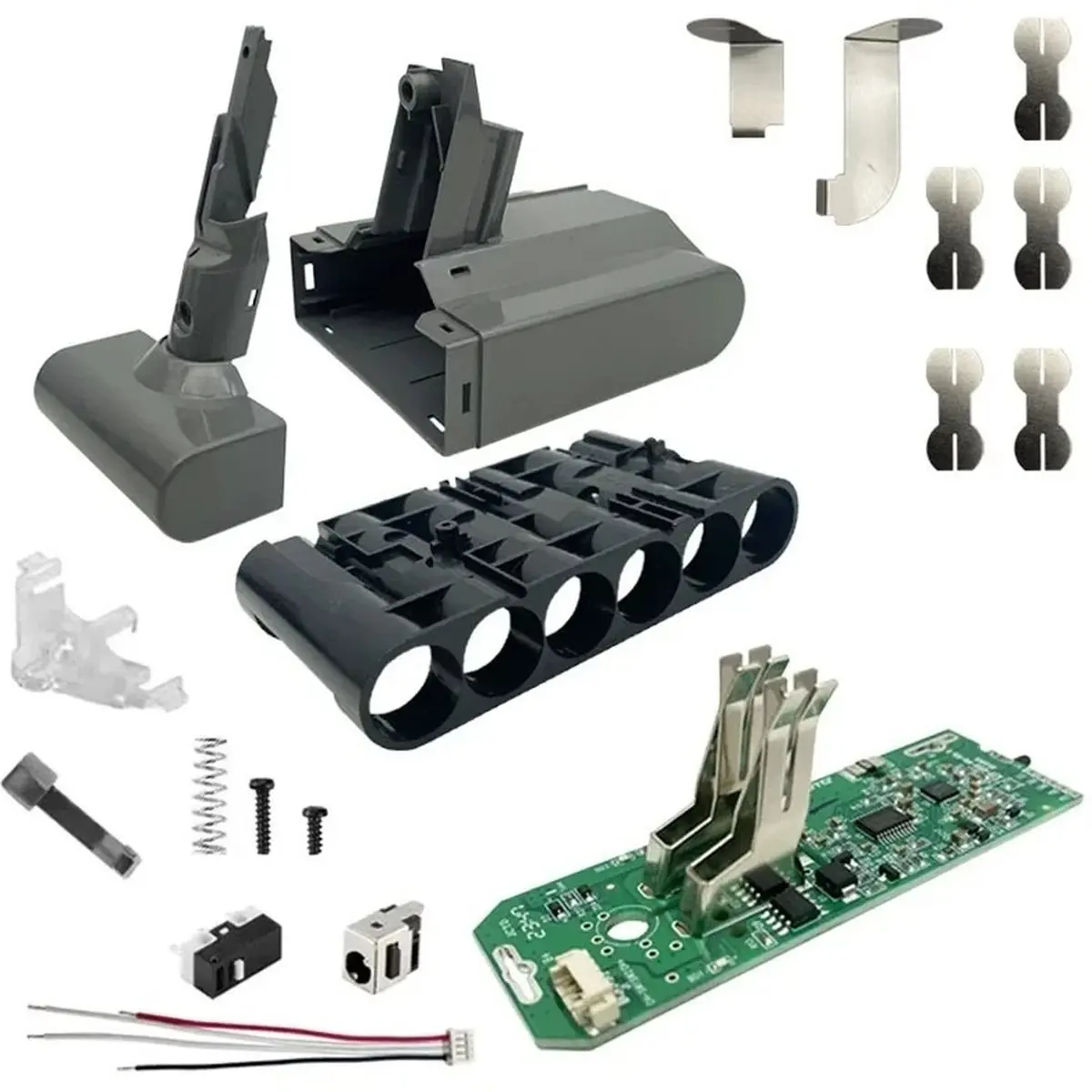 Aug.A254F-Vacuum Cleaner Lithium Battery Plastic Case Charging Protection Circuit Board PCB Box for V7 21.6V Pro