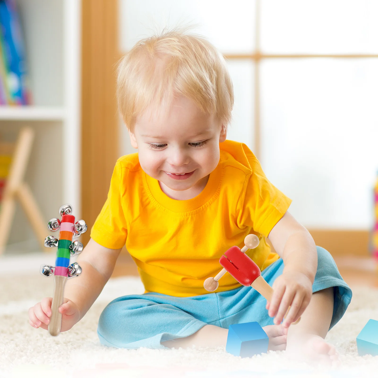 22-częściowy zestaw instrumentów perkusyjnych dla dzieci, edukacyjny, muzyczny, do wczesnej nauki, prezent na urodziny, Boże Narodzenie, zabawki edukacyjne dla najmłodszych