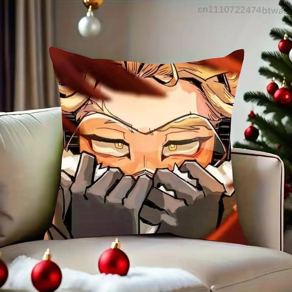 MHA Hawks Keigo Takami Pillow Case For Living Room Bedroom Hotel Pattern Printed Cushion Cover Decorations and Protector