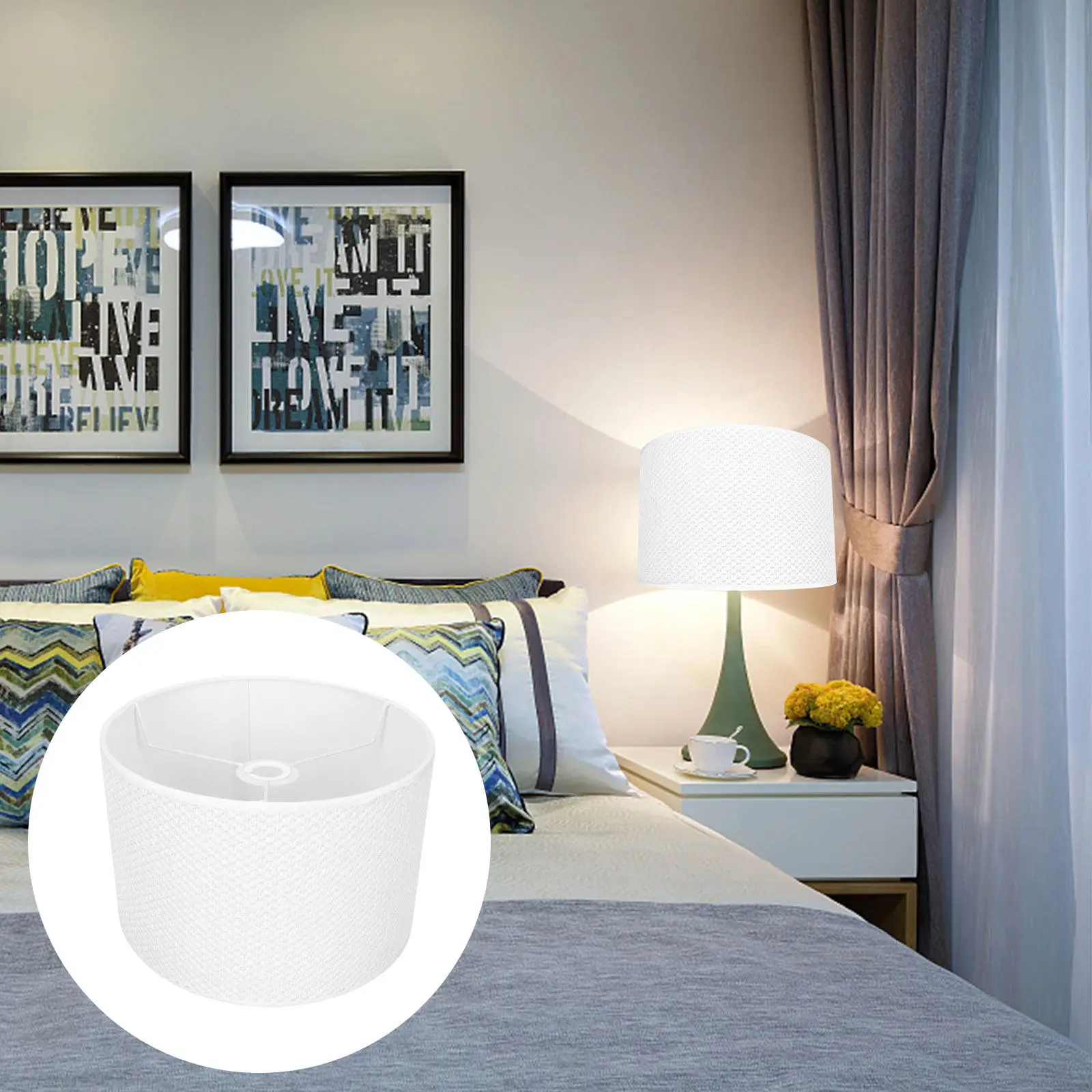 

Ceiling Lamp Shade Woven Design Plastic Chandelier Lamp Cover Decorative Light Diffuser for Living Room Bedroom Hallway Hotel