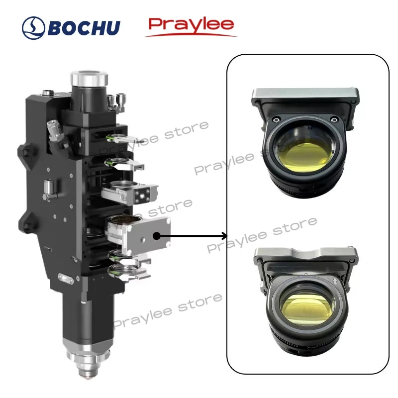 BOCI BOCHU Original BLT310 420 421 Series Collimating & Focusing Lens with Holder Drawer Parts for BOCI Laser Cutting Head