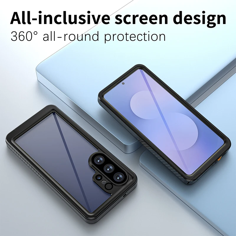 Wodoodporne etui IP68 do Samsung Galaxy S26 S25 S24 S23 S22 Ultra Plus, w pełni szczelne, aluminiowe, do pływania, PC TPU, luksusowe etui na telefon — zdjęcie produktu 4