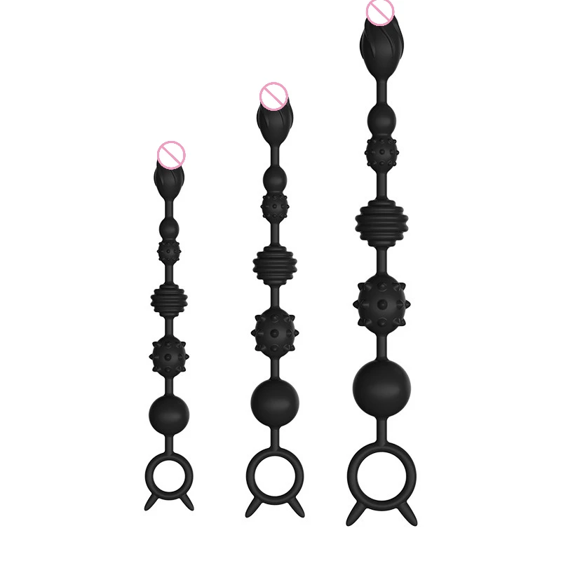 Long Anal Beads Anal Plug Big Butt Plug Balls Sex Toys for Women Men Prostate Massage Pull Bead Dildo Deep Vaginal Anal Toy view 3