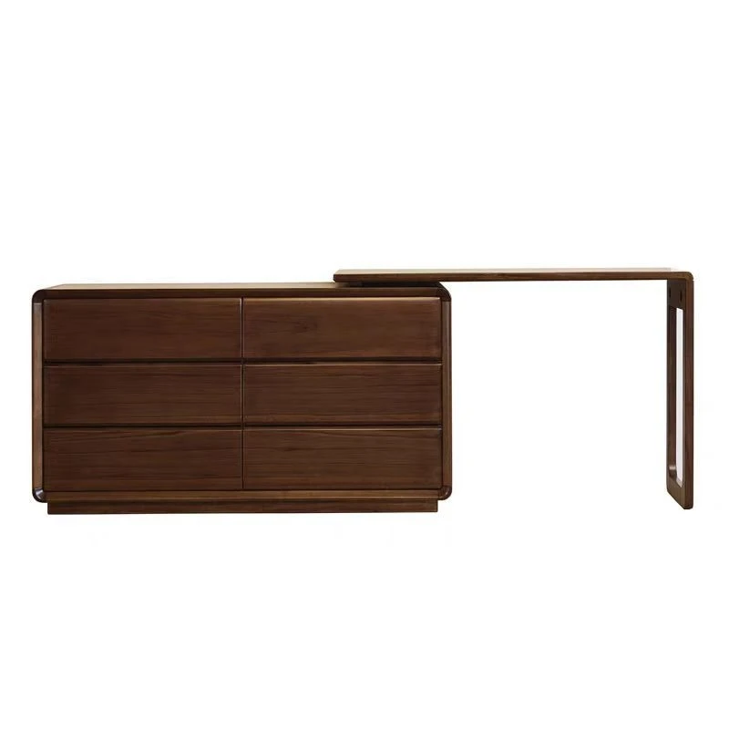

chest integrated dresser bedroom modern simple solid wood frame master bedroom makeup table