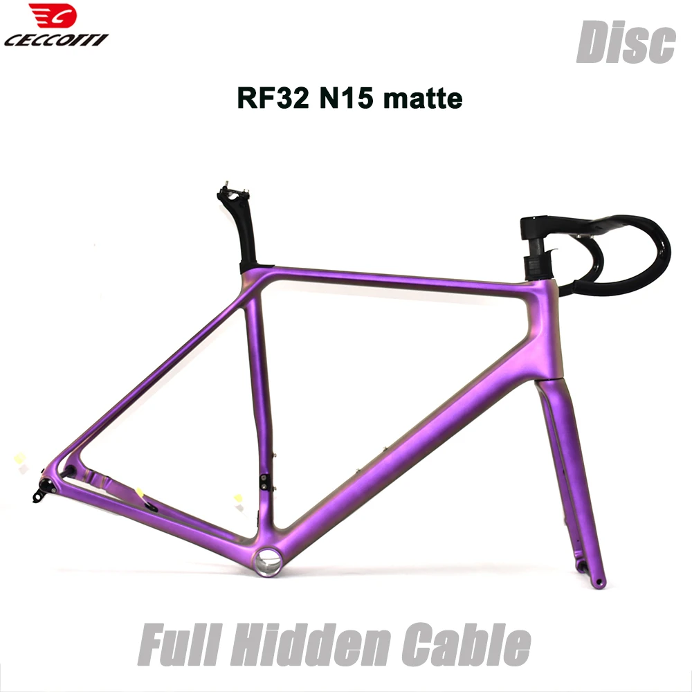 

Ceccotti RF32 Model High end color customization Bike Frame T1000 Full carbon fiber Bicycle Frameset And Full Hidden Cable Frame